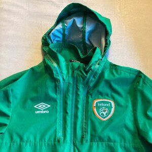 Official Ireland Soccer Umbro YL EUC jacket